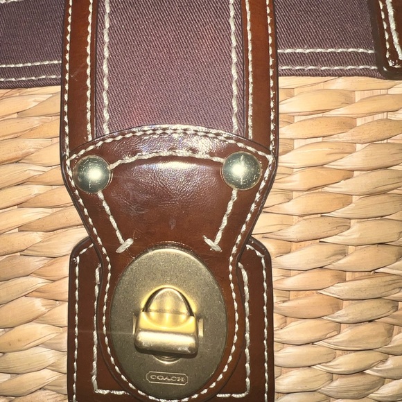 Coach wicker bag - Picture 5 of 14